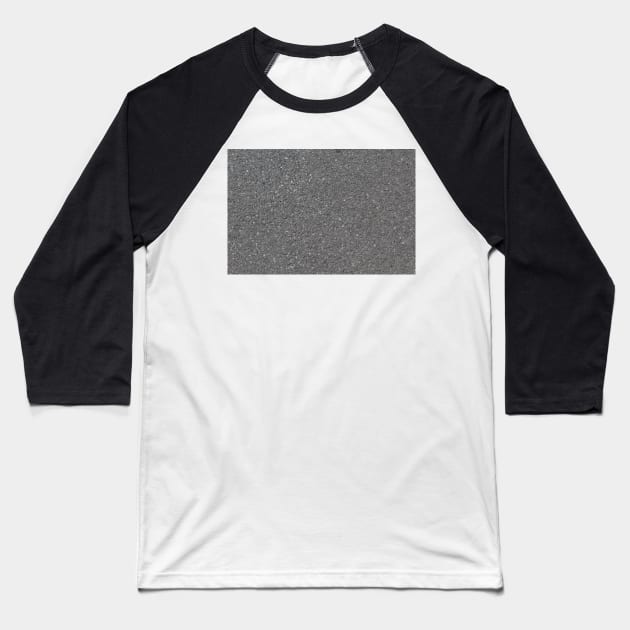 Summer City Black Top Pavement Baseball T-Shirt by asimplefool